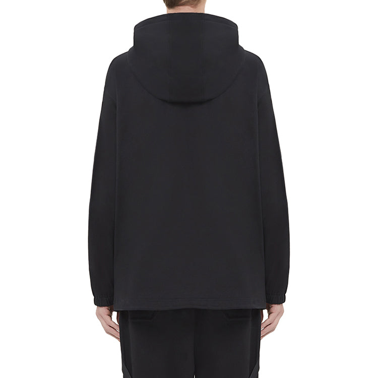 Men's Y-3 Ft Parachute Casual hooded Long Sleeves Black DY7166