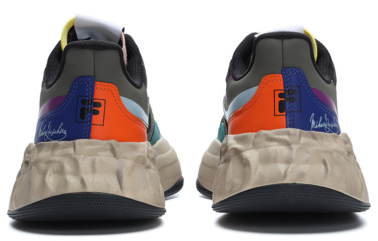 (WMNS) FILA x MIHARA YASUHIRO Sneakers 'Black Grey Purple' F12W224103FBO