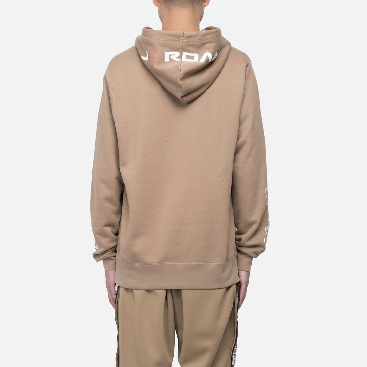 Air Jordan x CLOT Crossover Logo Printing Sports Pullover Asia Edition Brown AR8396-213