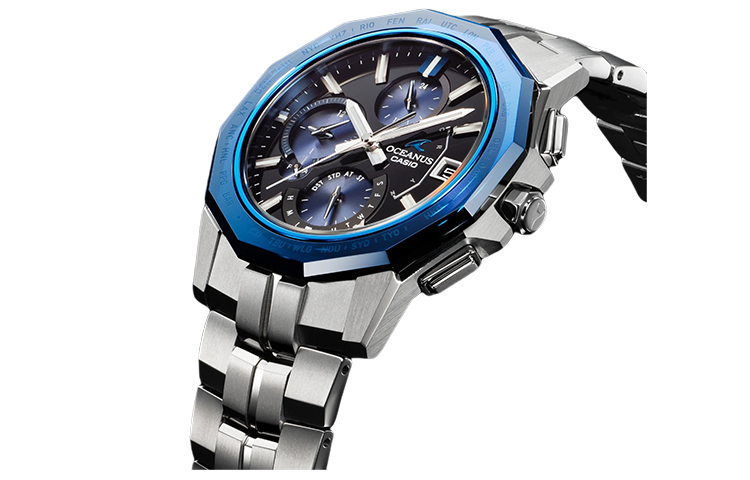 Casio Oceanus Manta Analog Watch 'Silver Marine Blue' OCW-S6000-1AJF