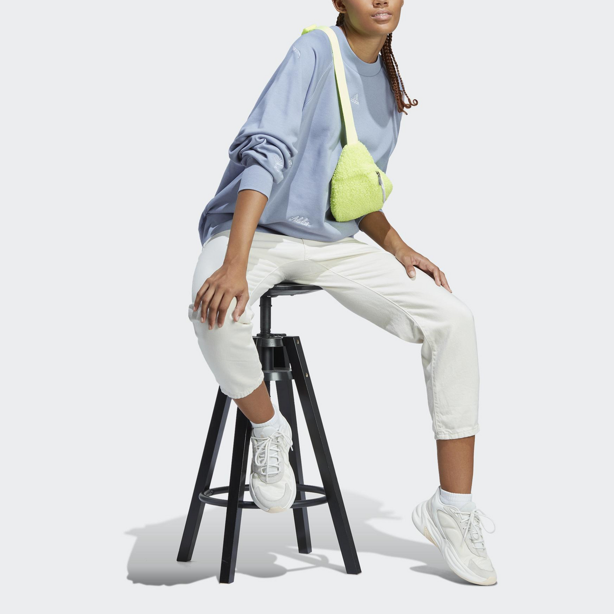 (WMNS) adidas BLUV Q1 Sweaters Asia Sizing 'Purple' IC5716
