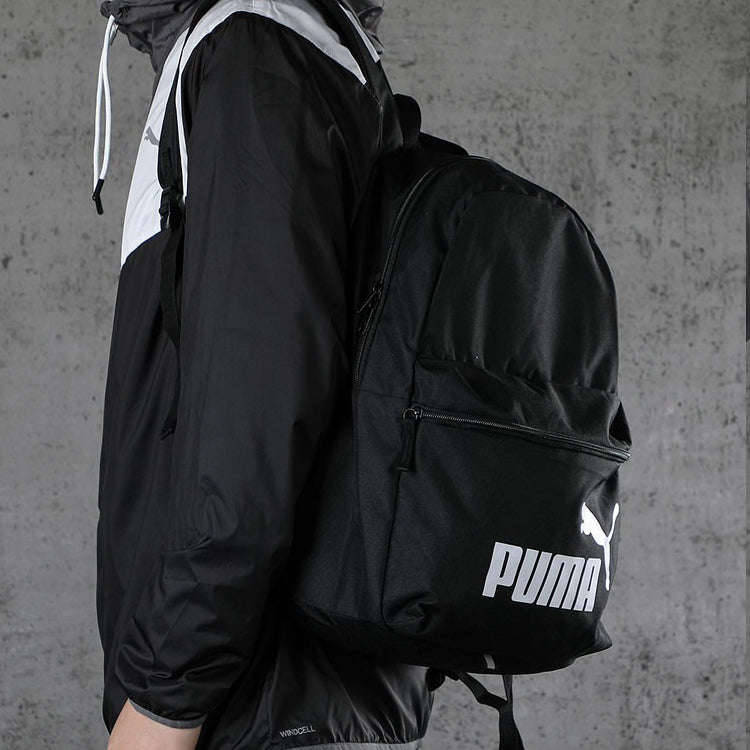 PUMA Phase Backpack 'Black White' 075487-01