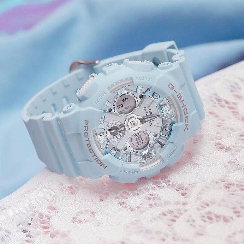 CASIO G-Shock Analog-Digital 'Light Blue' GMA-S120DP-2A