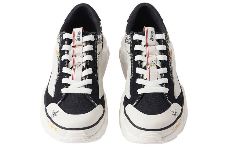 (WMNS) Li-Ning Wave Pro x Xlarge 'Black White yellow' AGCQ464-1
