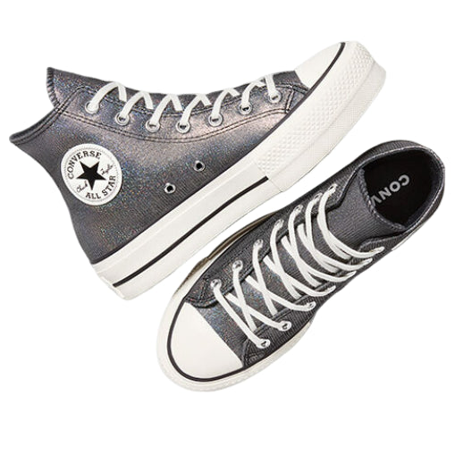 (WMNS) Converse Chuck Taylor All Star Lift Platform Sparkle 'Black Egret' A14519C