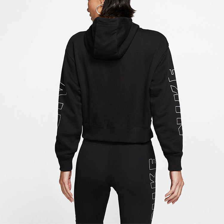 (WMNS) AS W Nike Sportswear Air Hoodie FZ FLC BB Black CJ3043-010