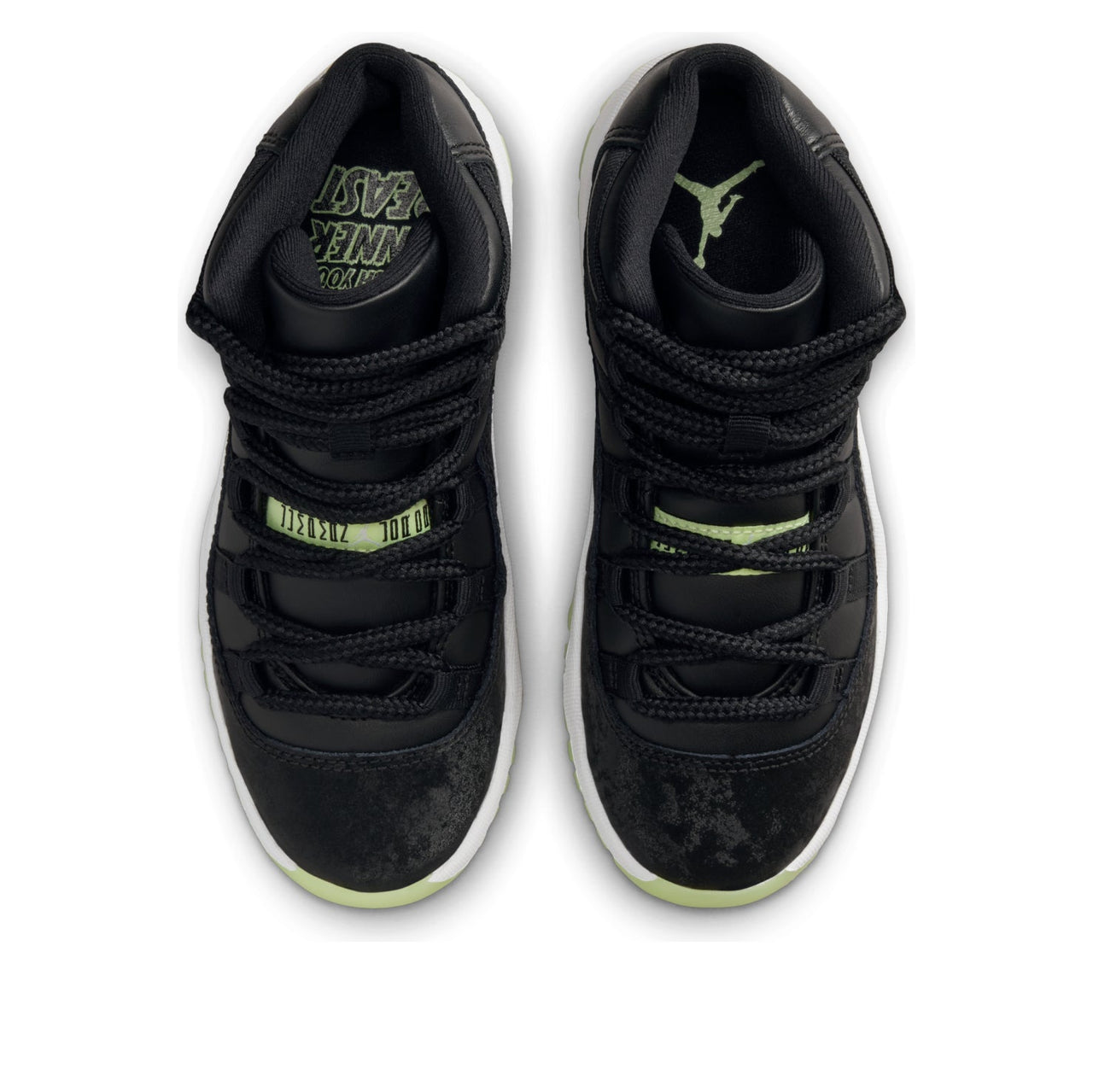(PS) Air Jordan 11 Retro 'Black Barely Volt' IB1379-001
