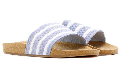 (WMNS) adidas Adilette Cork 'Light Blue' BC0221