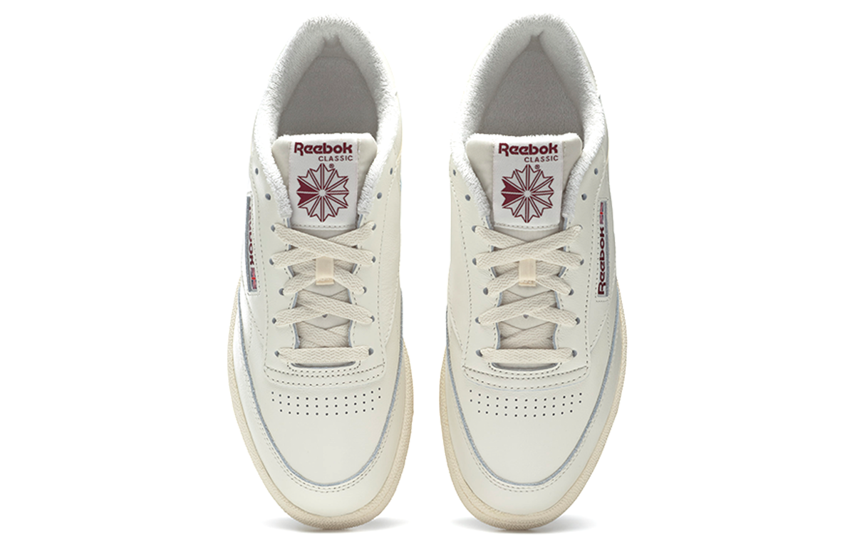 Reebok Club C 85 'Classic White Collegiate Burgundy' GX5156