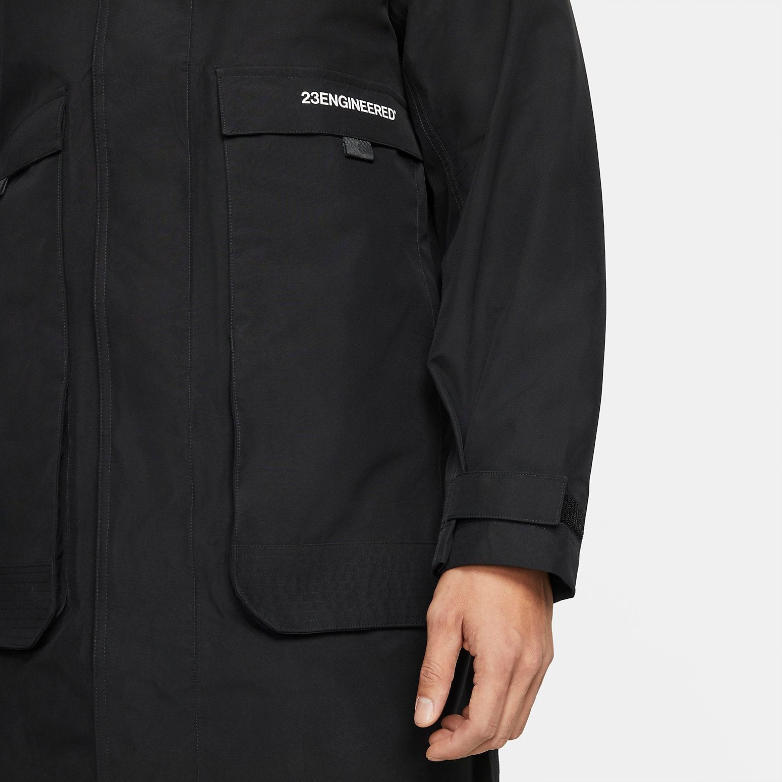 Air Jordan 23 Engineered 2-In-1 GTX Parka 'Black White' DC0062-010