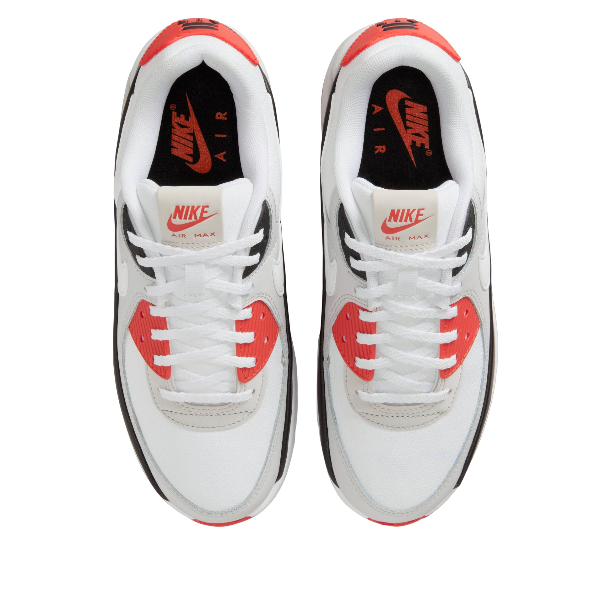 (WMNS) Nike Air Max 90 LV8 'White Black Picante Red' FD4328-114