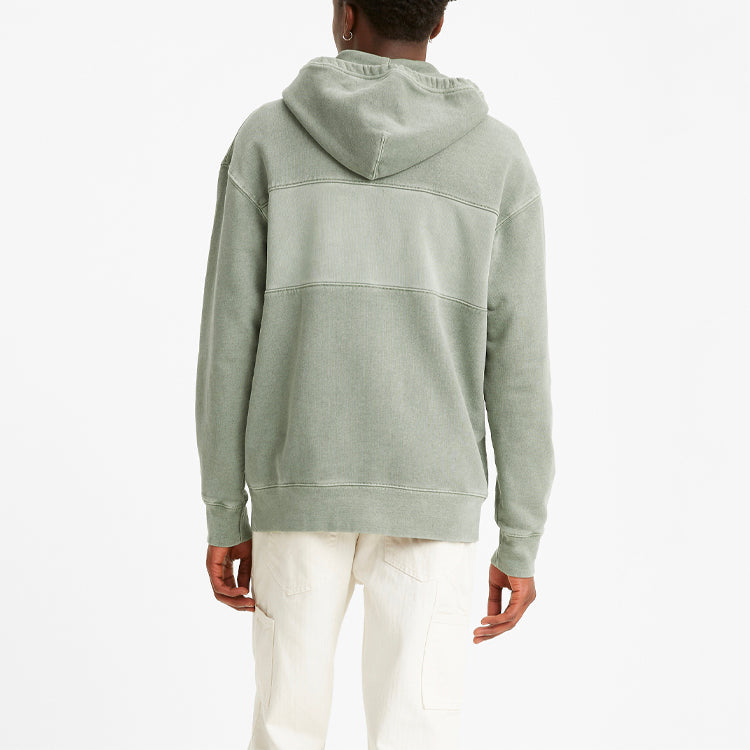 Men's Levis Series Hooded Drawstring Casual Green 35872-0002