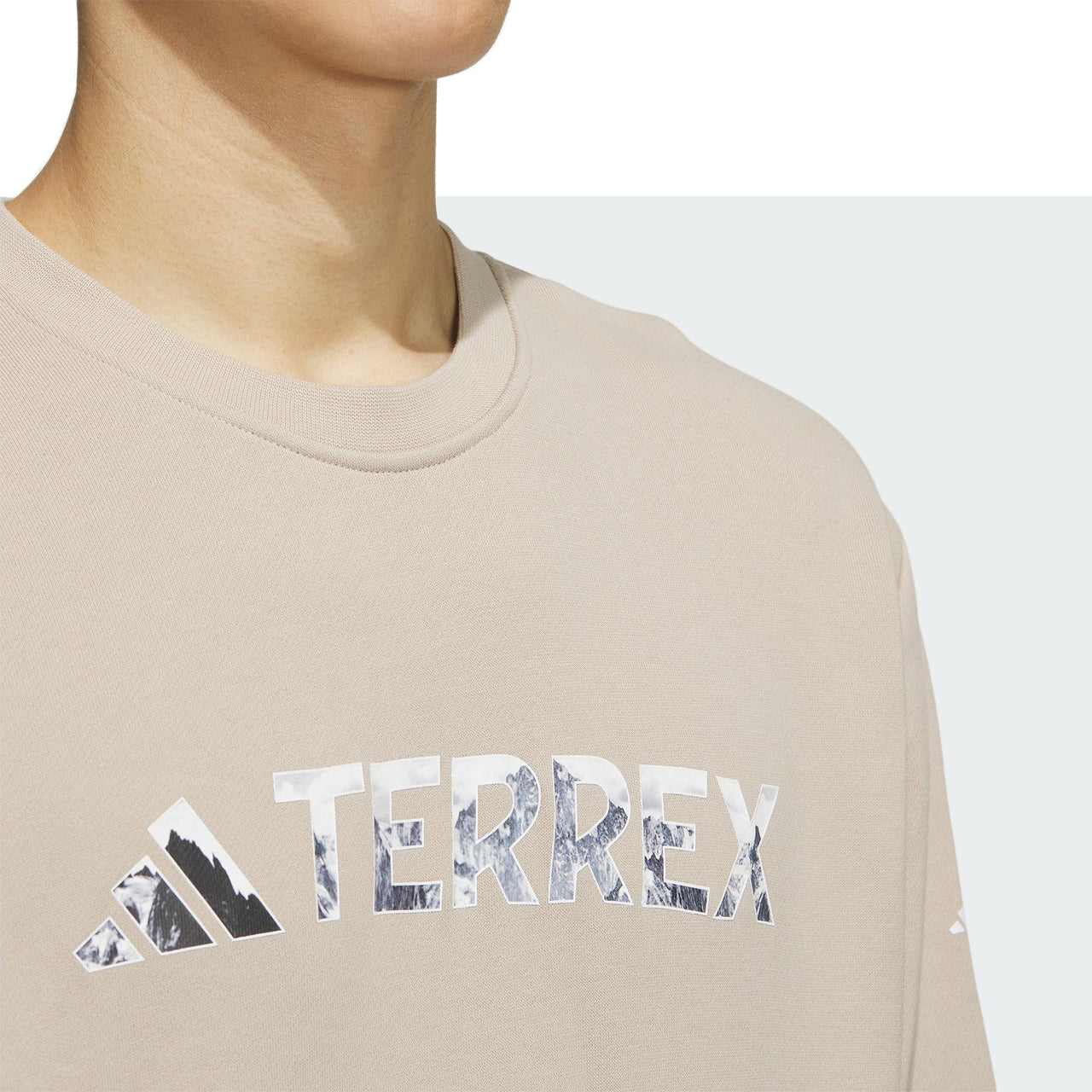 adidas Graphic Crew Sweatshirt 'Beige' IT8844