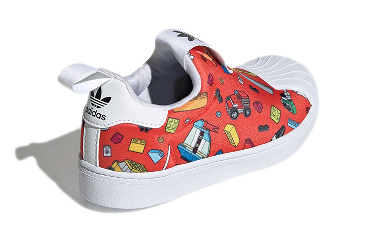 (GS) adidas LEGO x Superstar 360 'All Over Print' GX3286