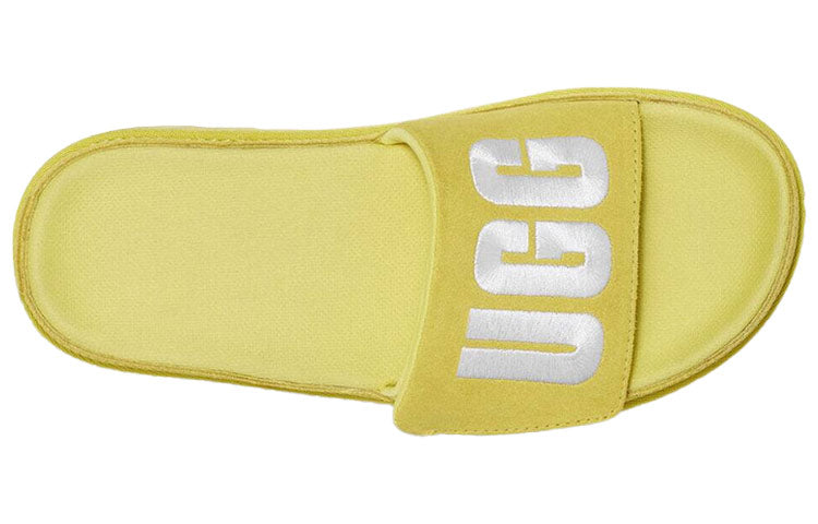 (WMNS) UGG Laton Slide Thick Sole Slipper Yellow 1110110-MRT