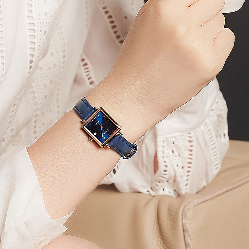 CASIO Quartz Waterproof Sapphire Crystal SHEEN Blue Analog SHE-4537GL-2AUPR