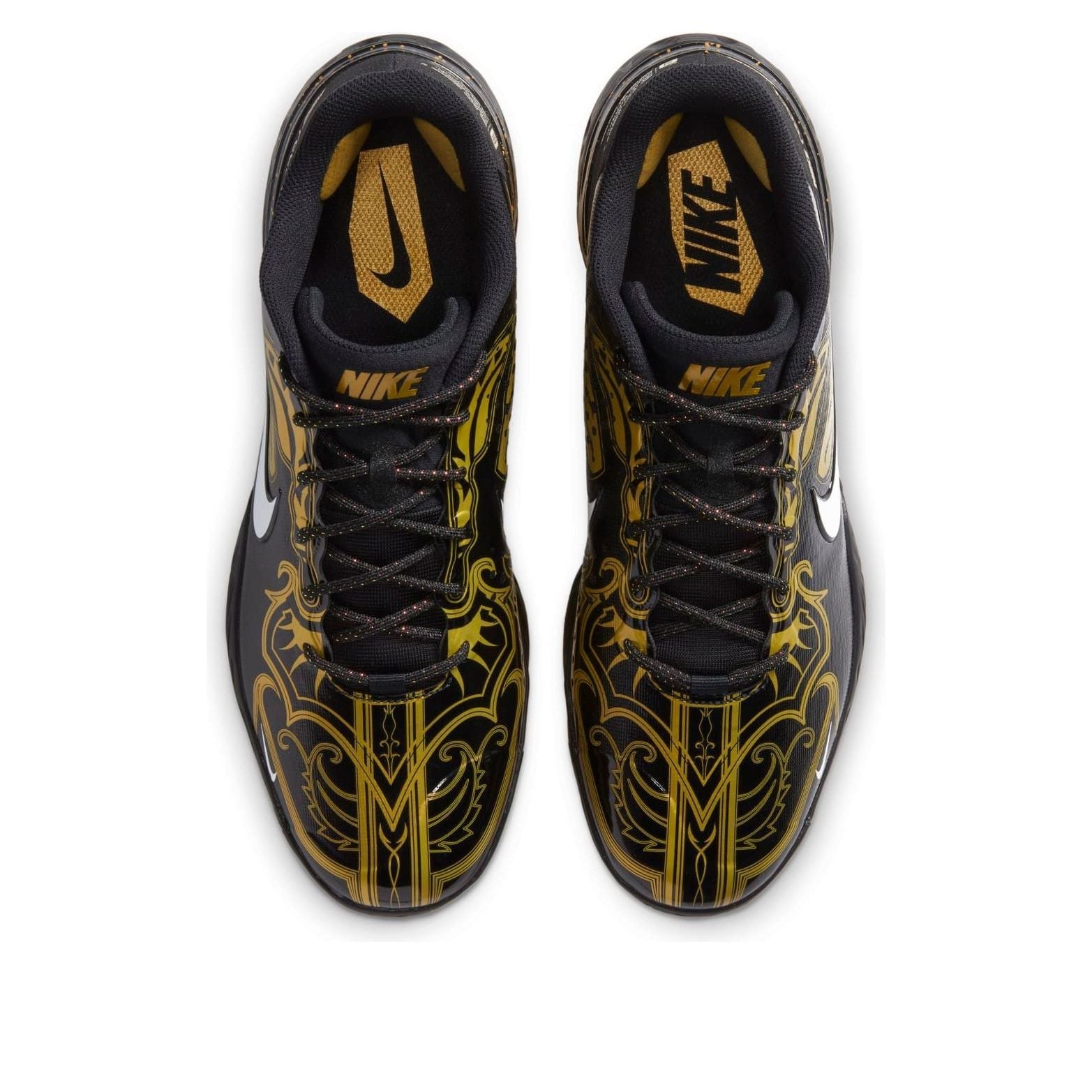 Nike Alpha Huarache Elite 3 Low Premium 'Black Metallic Vivid Gold' CV3553-001