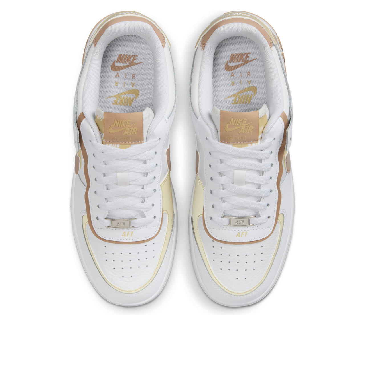 (WMNS) Nike Air Force 1 Low Shadow 'White Team Gold Rattan' DZ1847-111