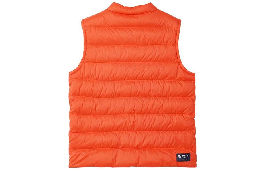 (GS) Skechers SKX Down Vest 'Orange Navy' L321B022