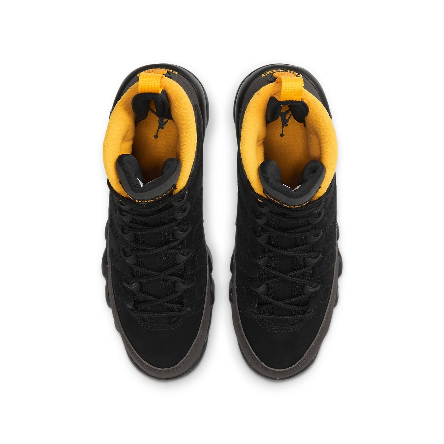 (GS) Air Jordan 9 Retro 'Dark Charcoal University Gold' 302359-070