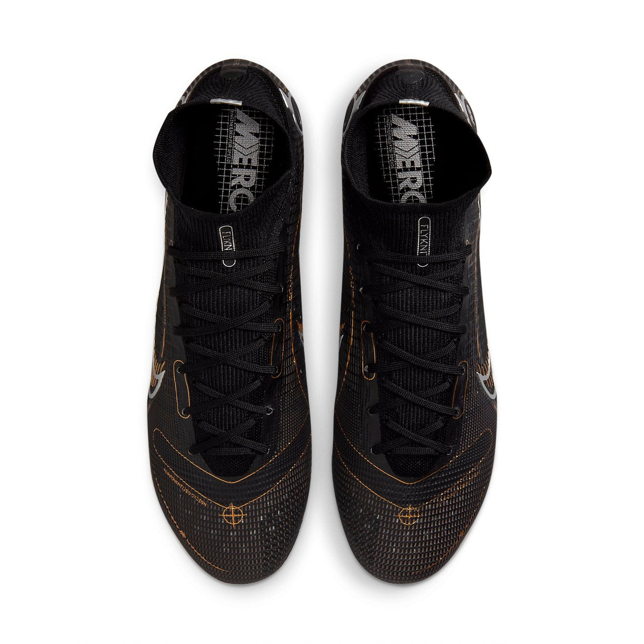 Nike Mercurial Superfly 8 Elite AG 'Black Metallic Gold' DJ2841-007