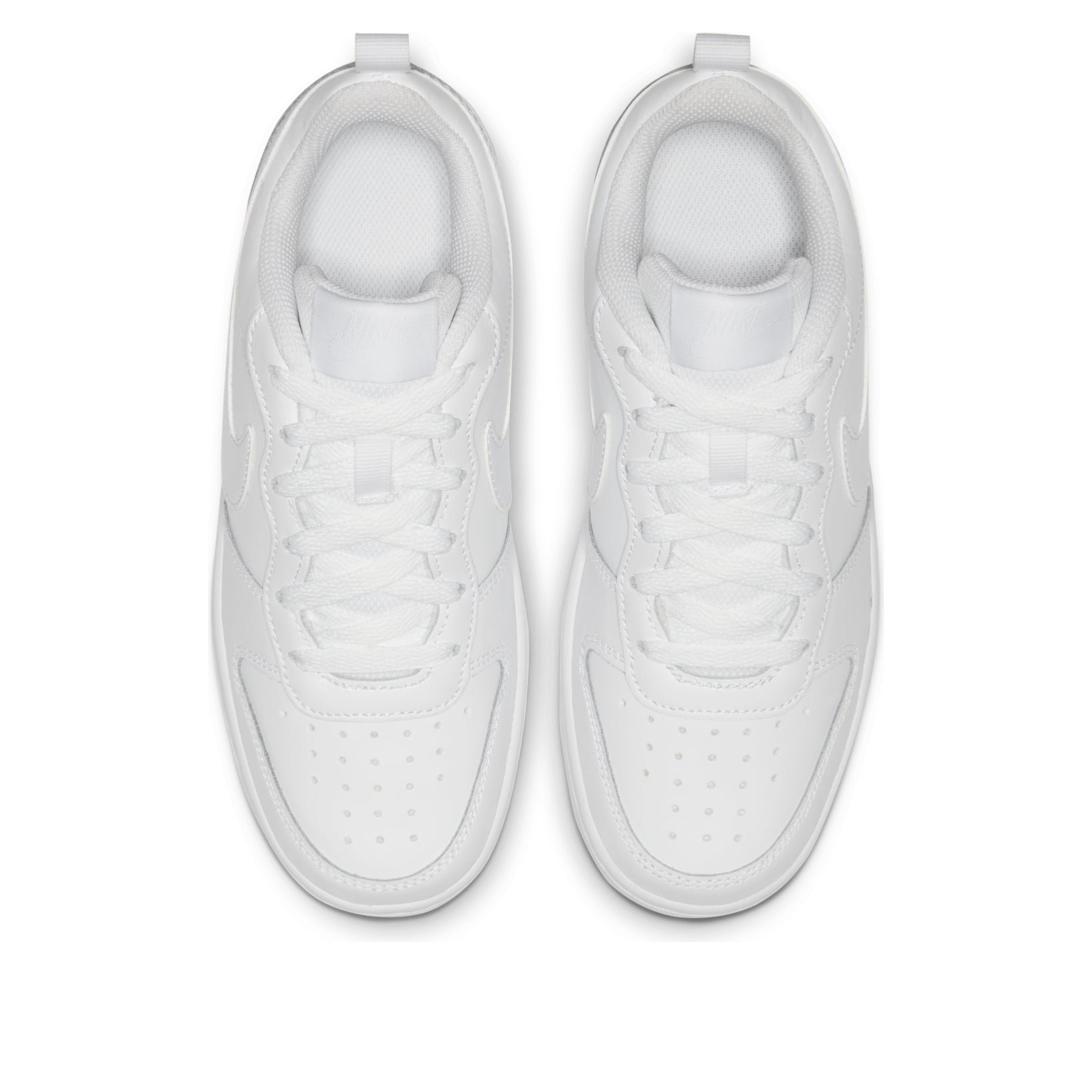 (GS) Nike Court Borough Low 2 'Triple White' BQ5448-100