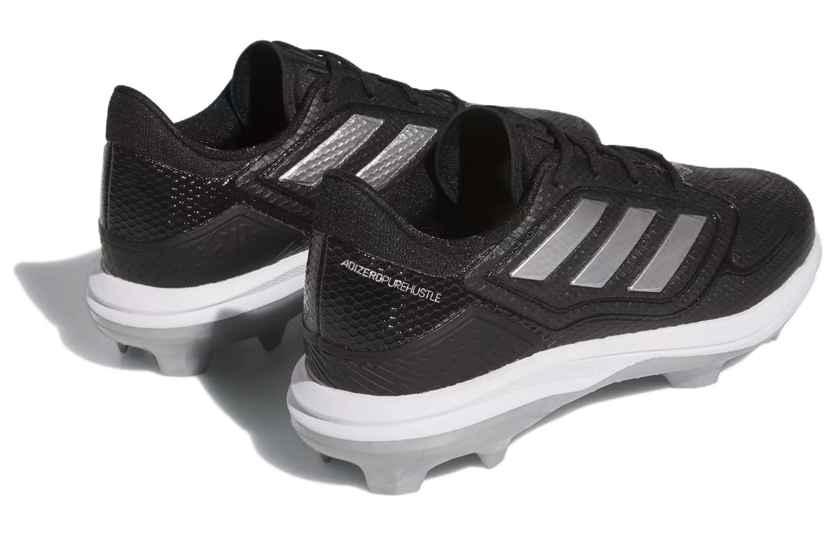(WMNS) adidas Adizero PureHustle 3 TPU Cleats 'Black Silver Metallic' IG7136