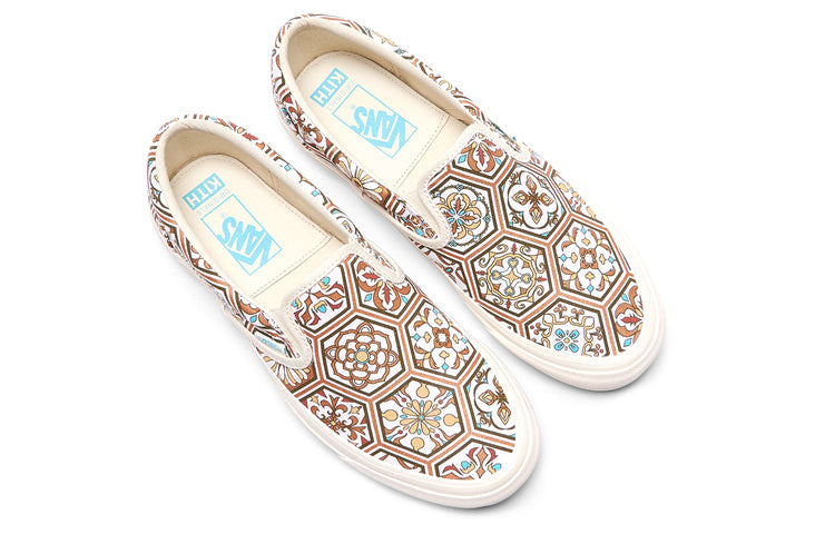 Vans KITH x Classic Slip-On 'Brown Moroccan Pattern' VN0A45JK2CN