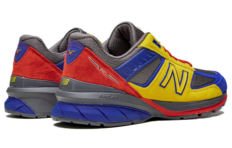 New Balance EAT x Shoe City x 990 v5 'Gray Yellow Blue' M990EAT5