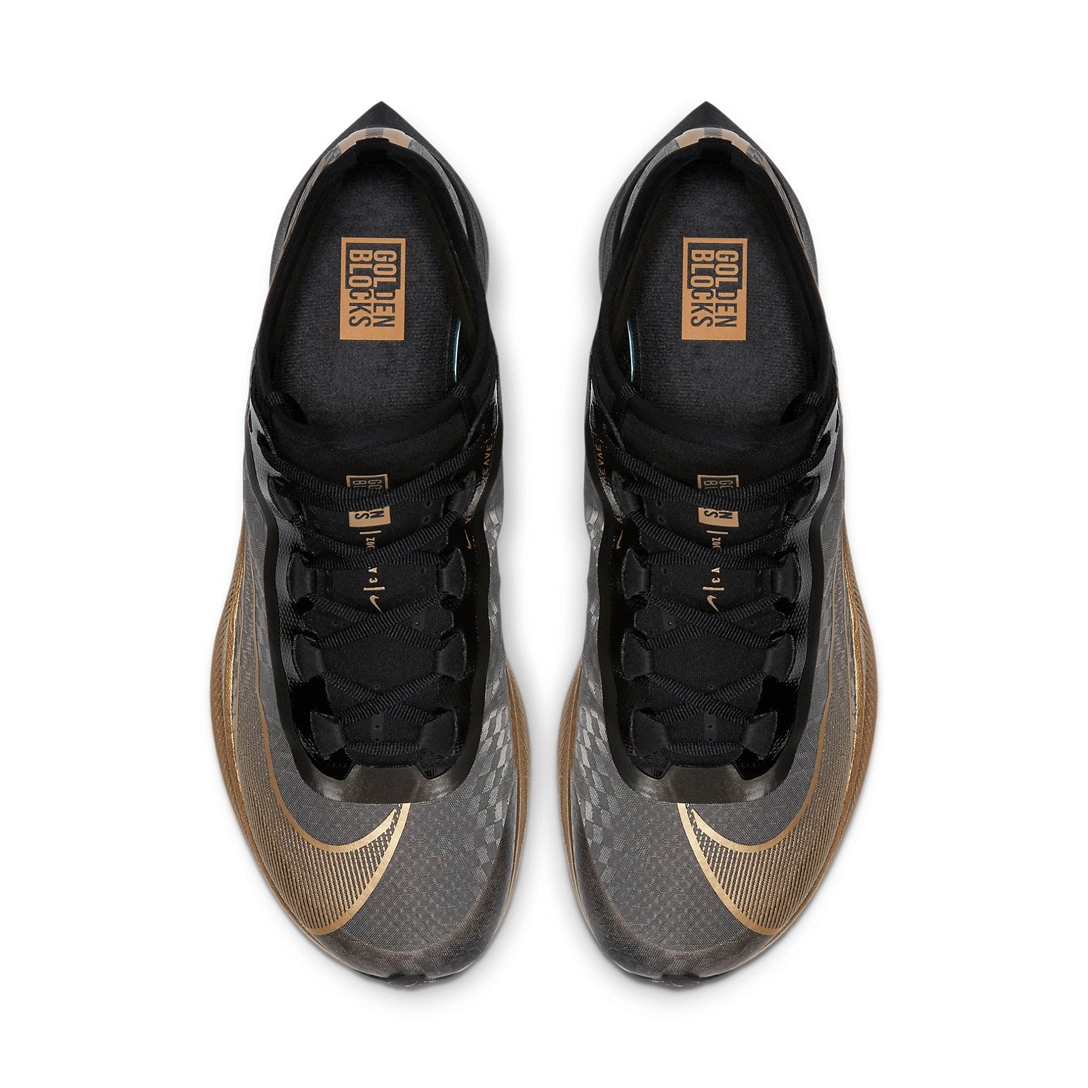 Nike Golden Blocks x Zoom Fly 3 'Black Metallic Copper' CT9139-001