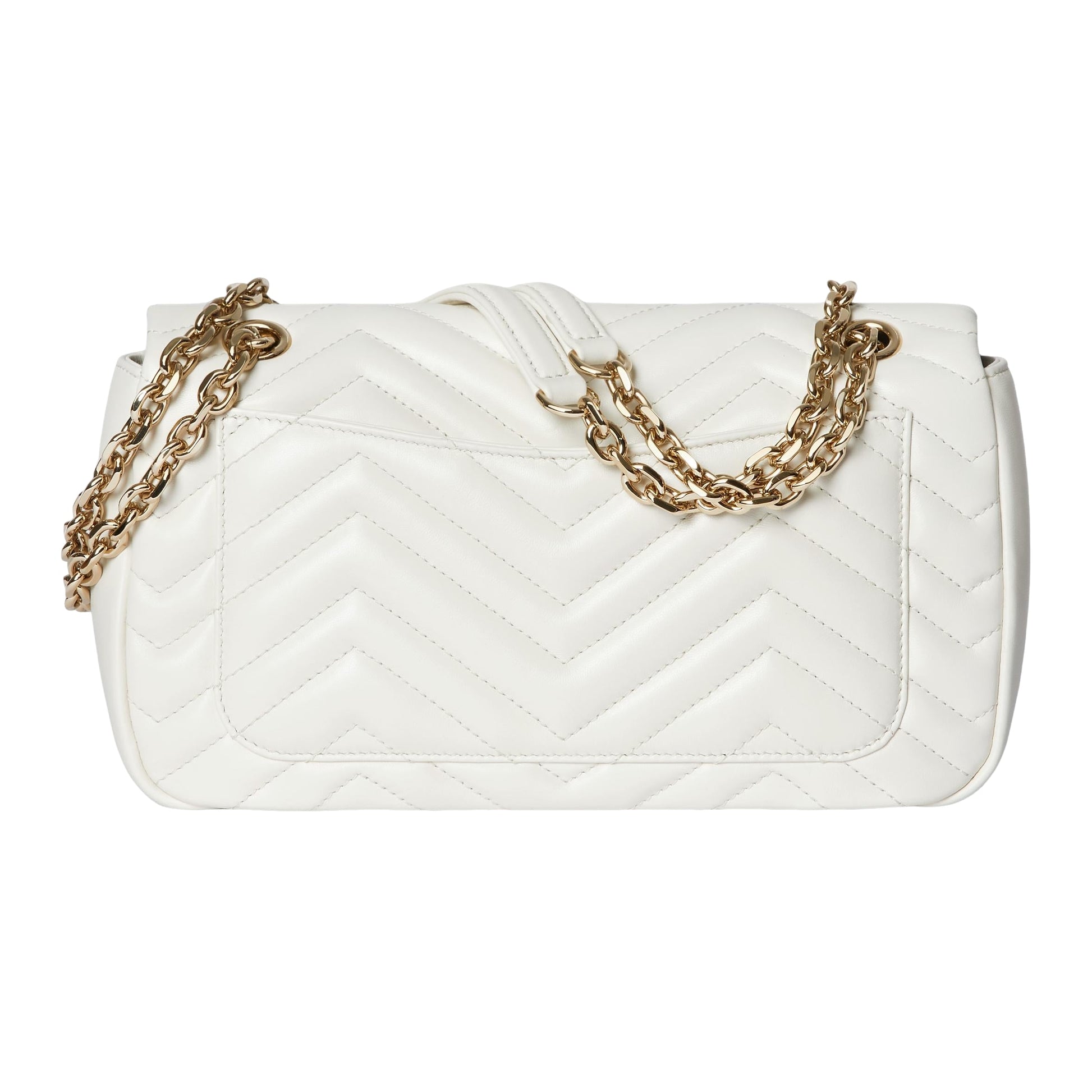 (WMNS) Gucci GG Marmont Medium Shoulder Bag 'White' 837267-AAE38-9050