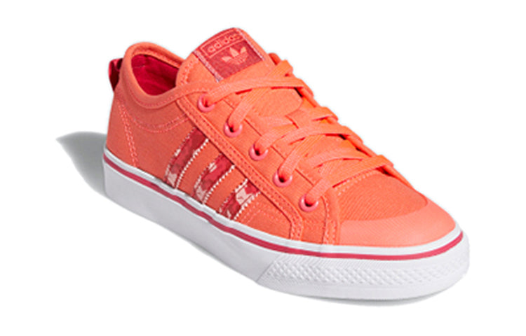 (GS) adidas Nizza J 'Orange White' FW0654