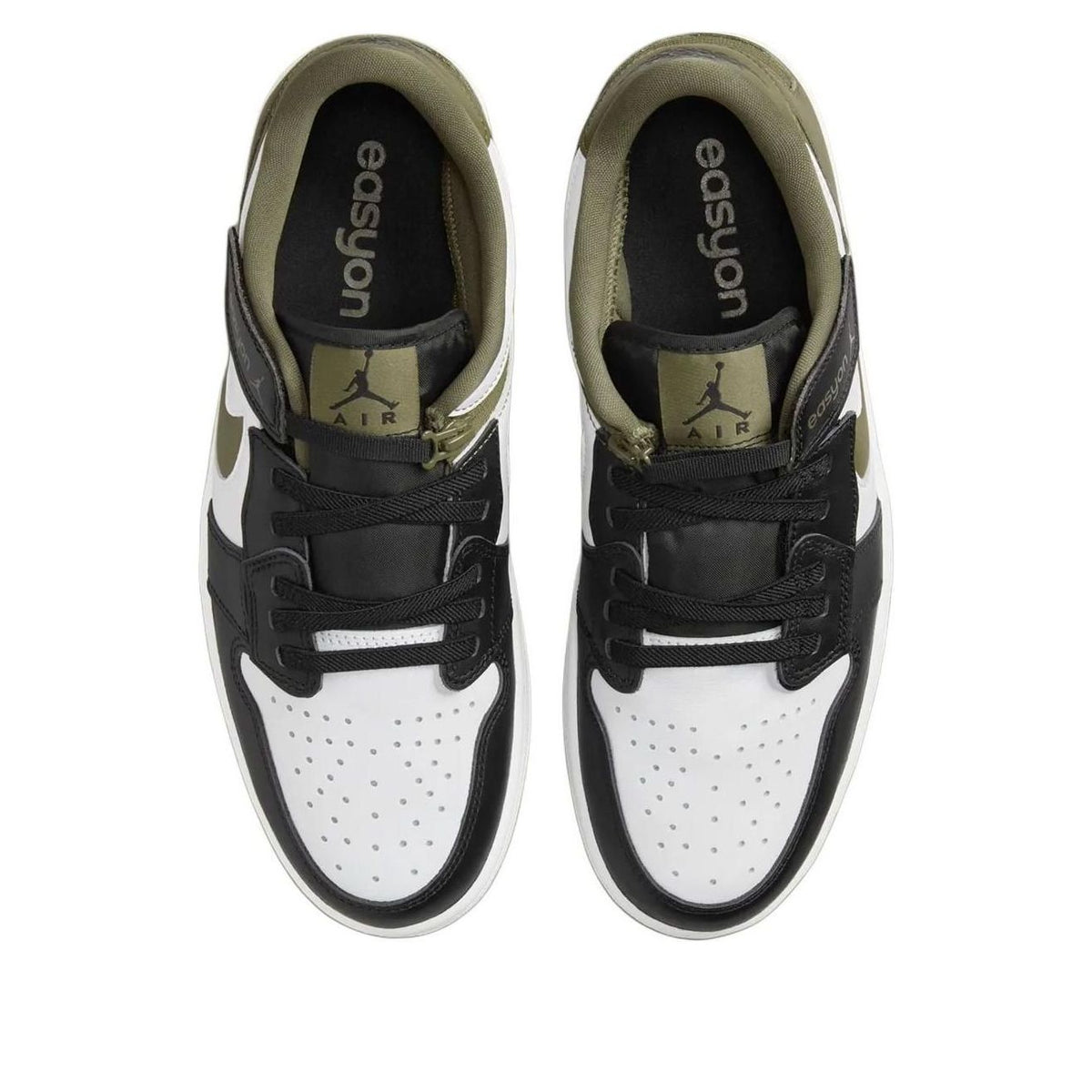 Air Jordan 1 Low EasyOn 'White Black Medium Olive' DM1206-102