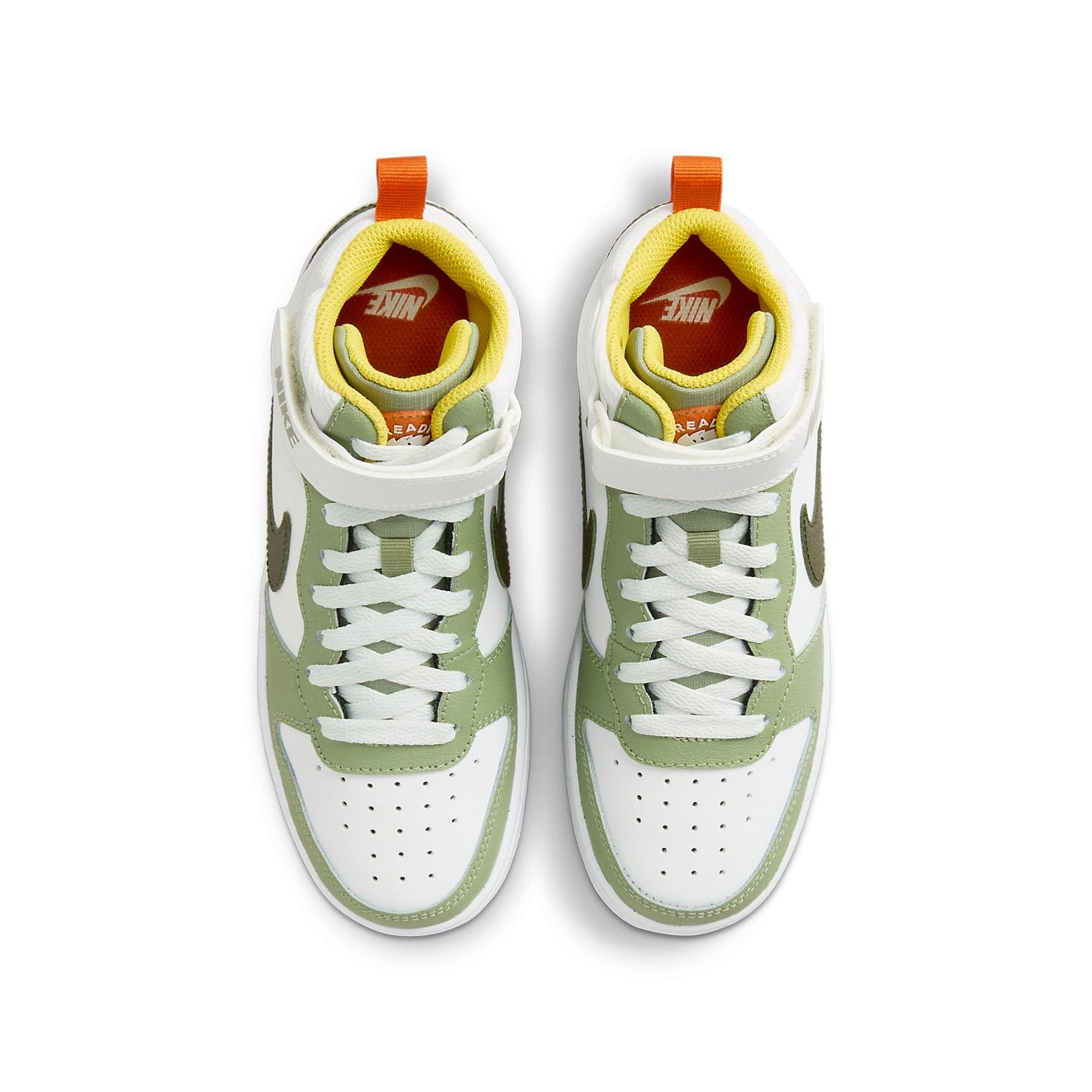 (GS) Nike Court Borough Mid 2 Shoes 'Off White Green' FV3649-171
