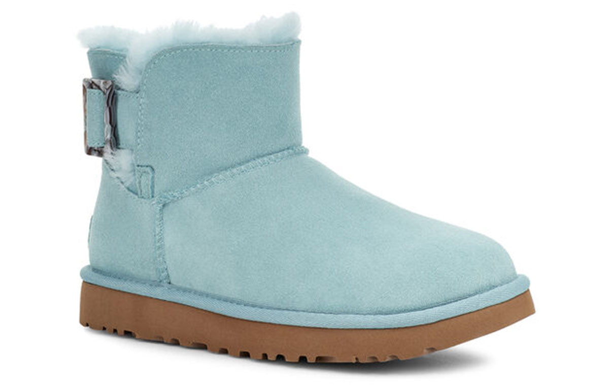 (WMNS) UGG Mini Bailey Fashion Buckle 'Light Blue' 1107957-BCRSH