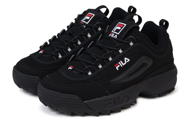 FILA Disruptor 2 Low Top Daddy Shoes Black FS1HTA1078X_BBK