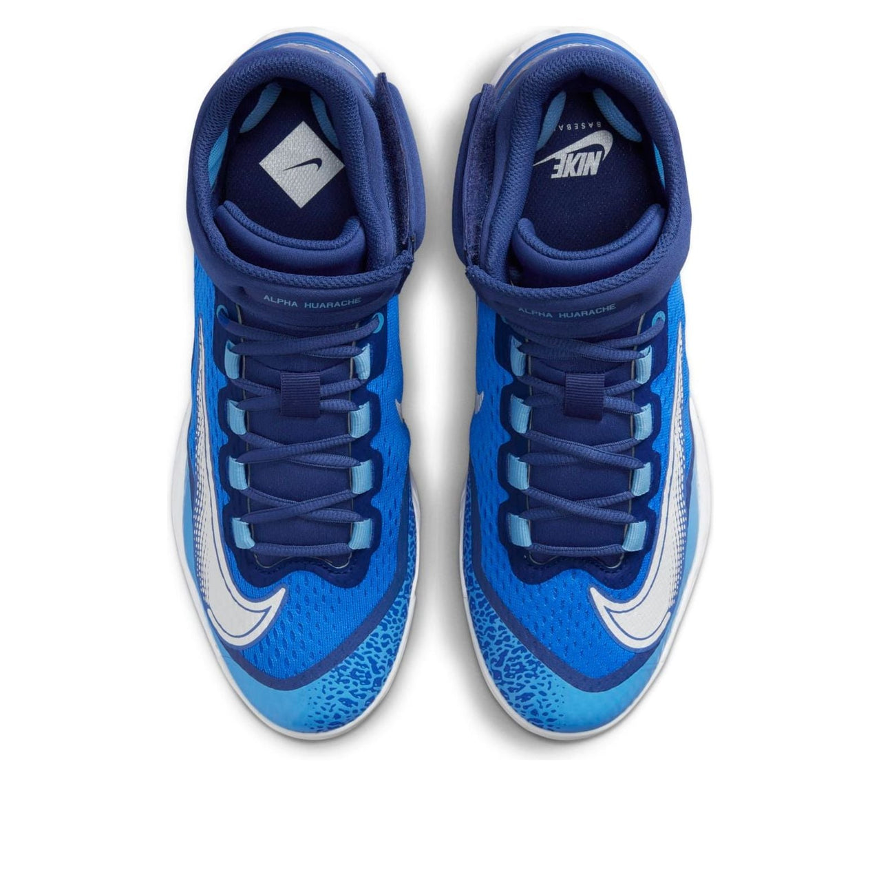 Nike Alpha Huarache Elite 4 Mid 'Hyper Royal White' DJ6520-414