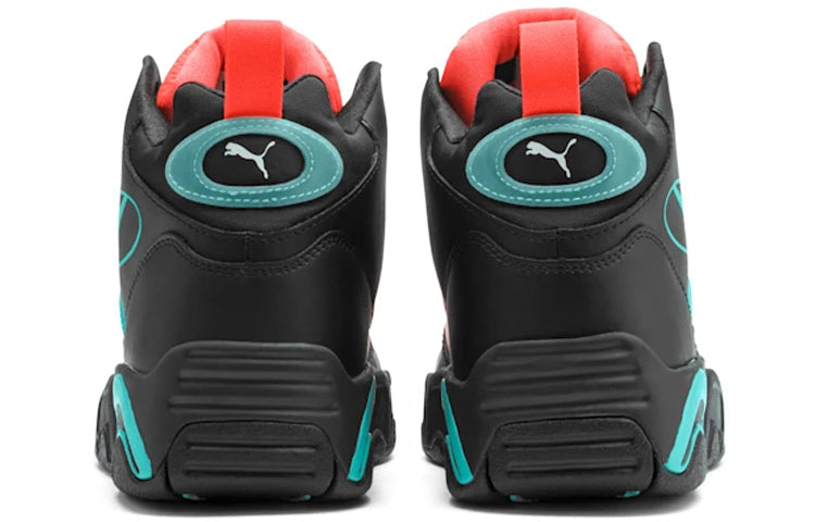 PUMA Source Mid Buzzer 'Black Green' 370598-01