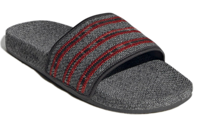 adidas Adilette Slide 'Cozy Pack - Vivid Red Solid Grey' GW0826