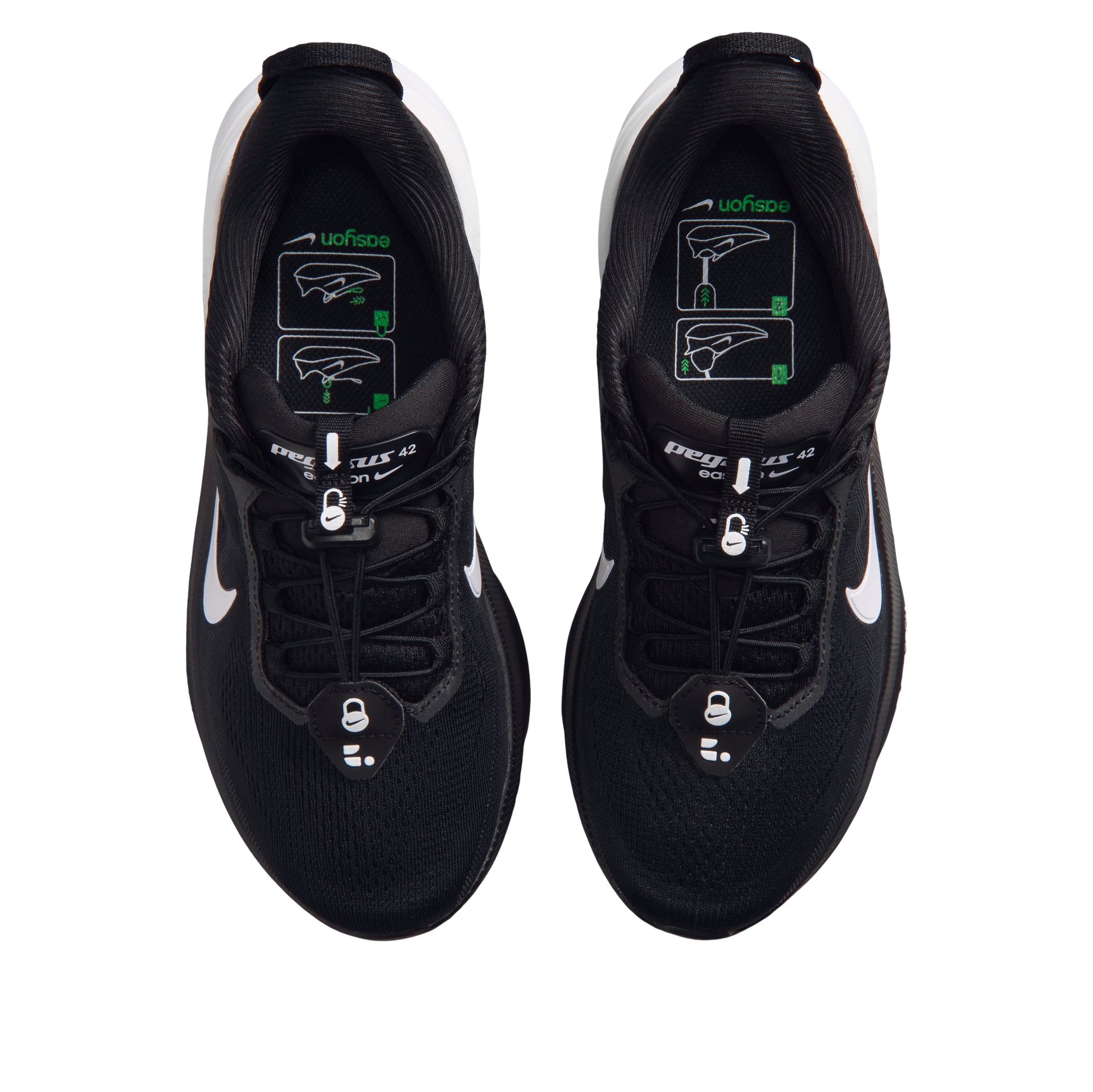(WMNS) Nike Pegasus 42 EasyOn 'Black Dark Smoke Grey' IH1850-001