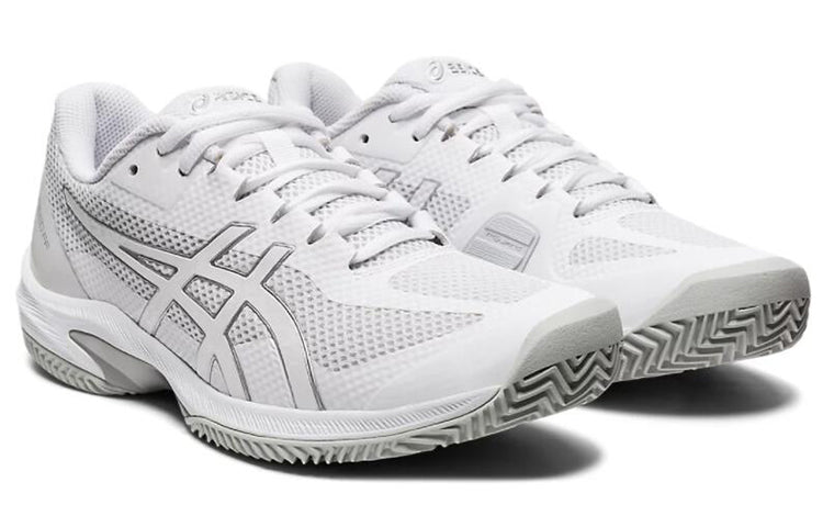 (WMNS) ASICS Court Speed FF Clay 'White Silver' 1042A081-102