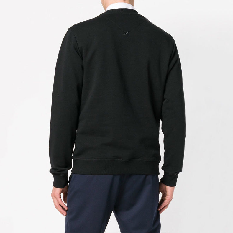 Men's KENZO Cotton Embroidered Printing Black F86-5SW092-4XK-99