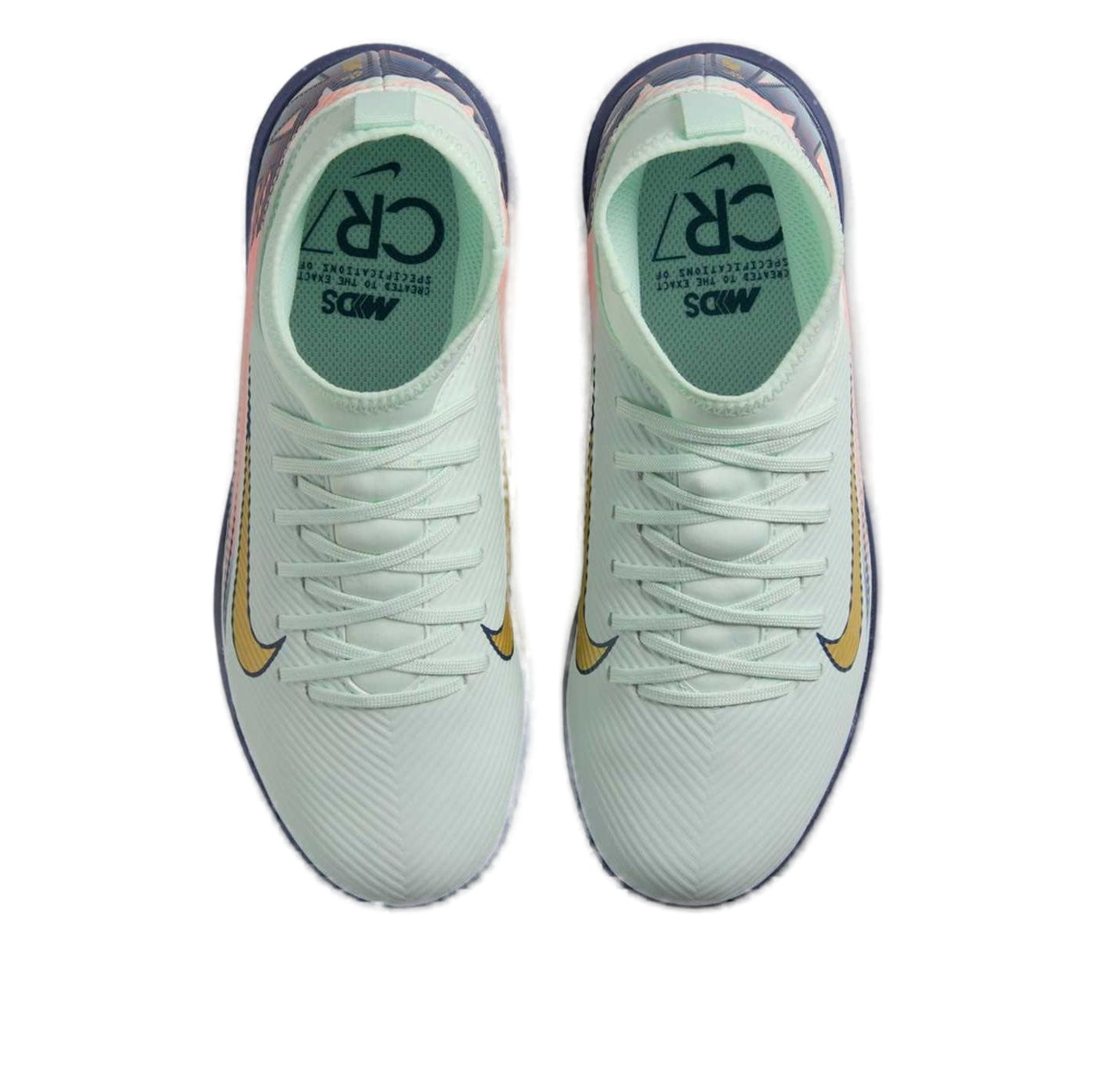 (GS) Nike Jr. Superfly 10 Club Mercurial Dream Speed TF 'Barely Green Crimson Metallic Gold' FZ1610-300