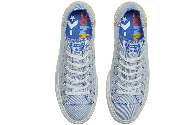 (WMNS) Converse Chuck Taylor All Star Lift Low 'Ranbow - Ozone Blue' 564993C