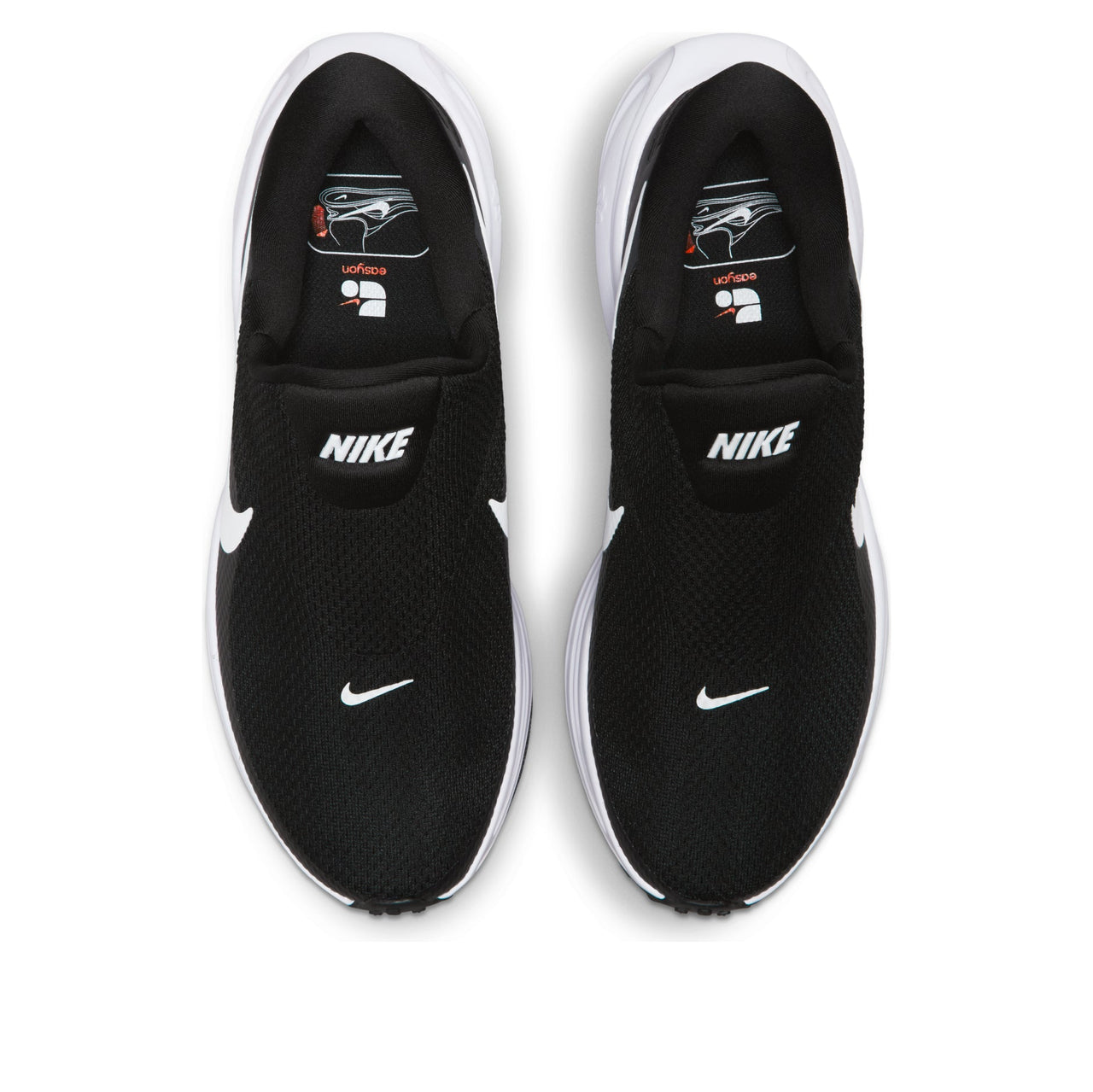 (WMNS) Nike Revolution 8 Easyon 'Black White Wolf Grey'  HQ2415-001