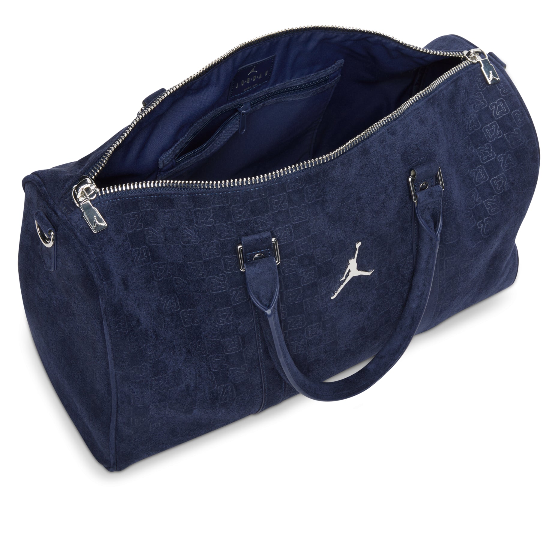 Jordan Suede Monogram Duffel 25L 'Midnight Navy' IQ5742-410