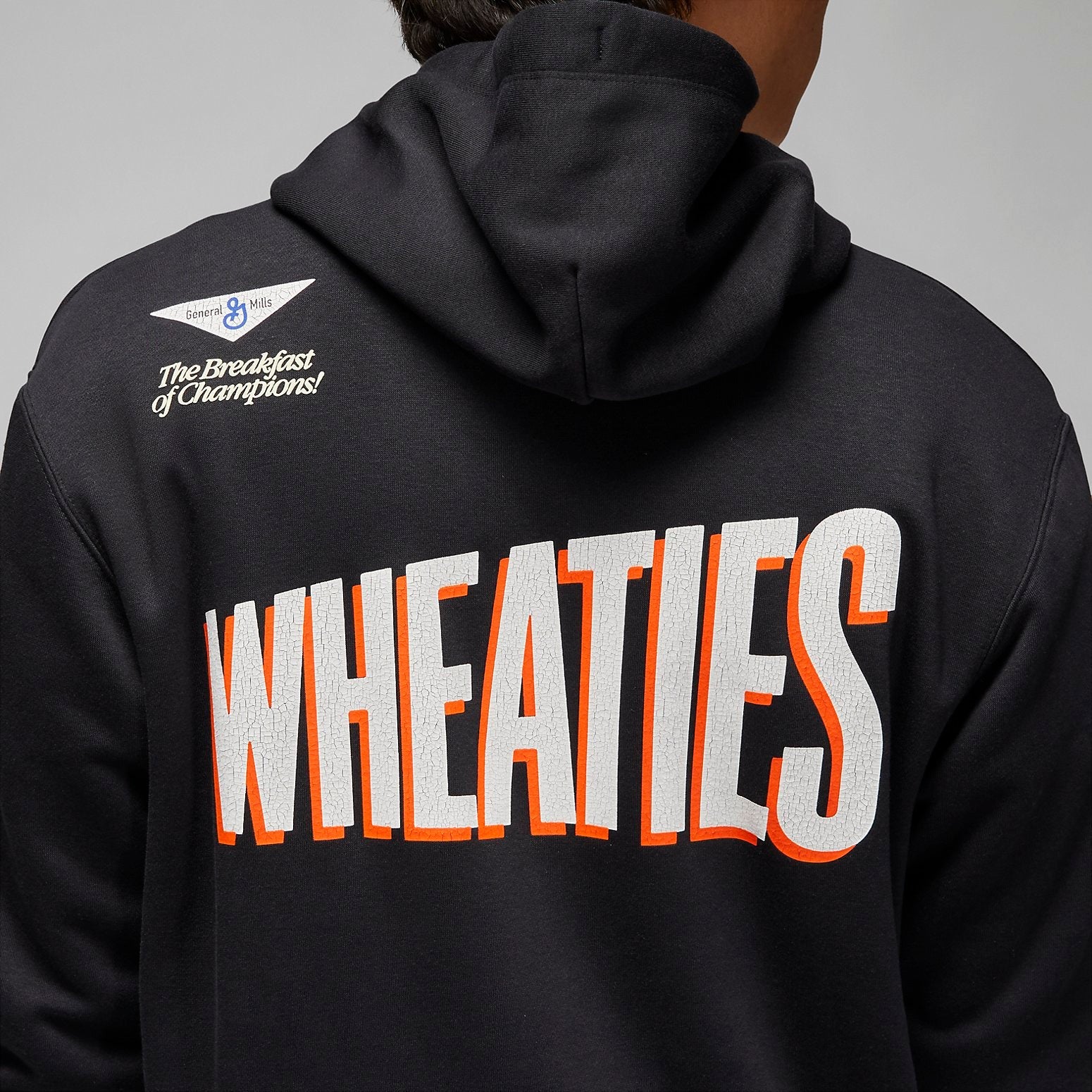 Air Jordan Wheaties Hoodie 'Black' DV7577-010