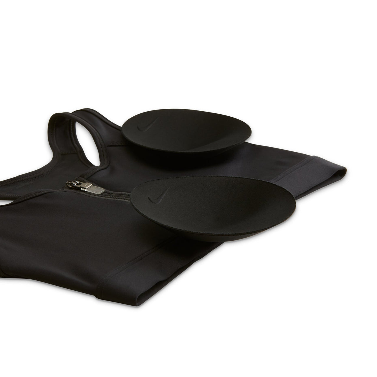 (WMNS) Nike Dri-FIT Swoosh Zip-Front Sports Bra 'Black' DD1206-010