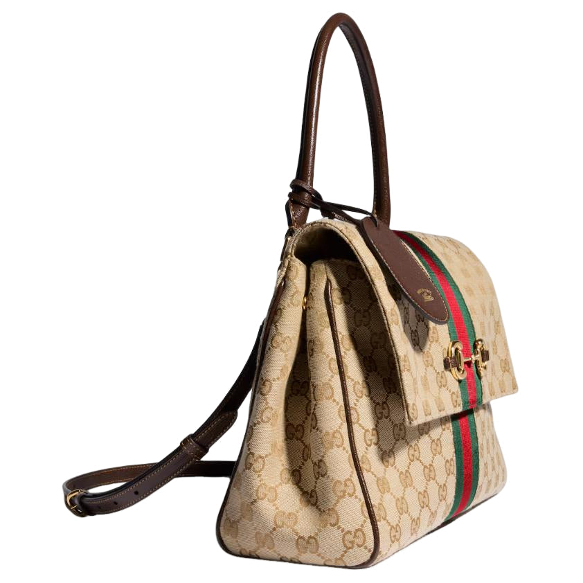 (WMNS) Gucci Paparazzo Medium Top Handle Bag 'Sand Dark Brown' 875018-FAFV9-9653