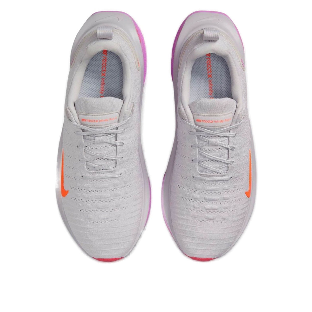 Nike ReactX Infinity Run 4 'Vast Grey Hyper Violet Bright Crimson' DR2665-011